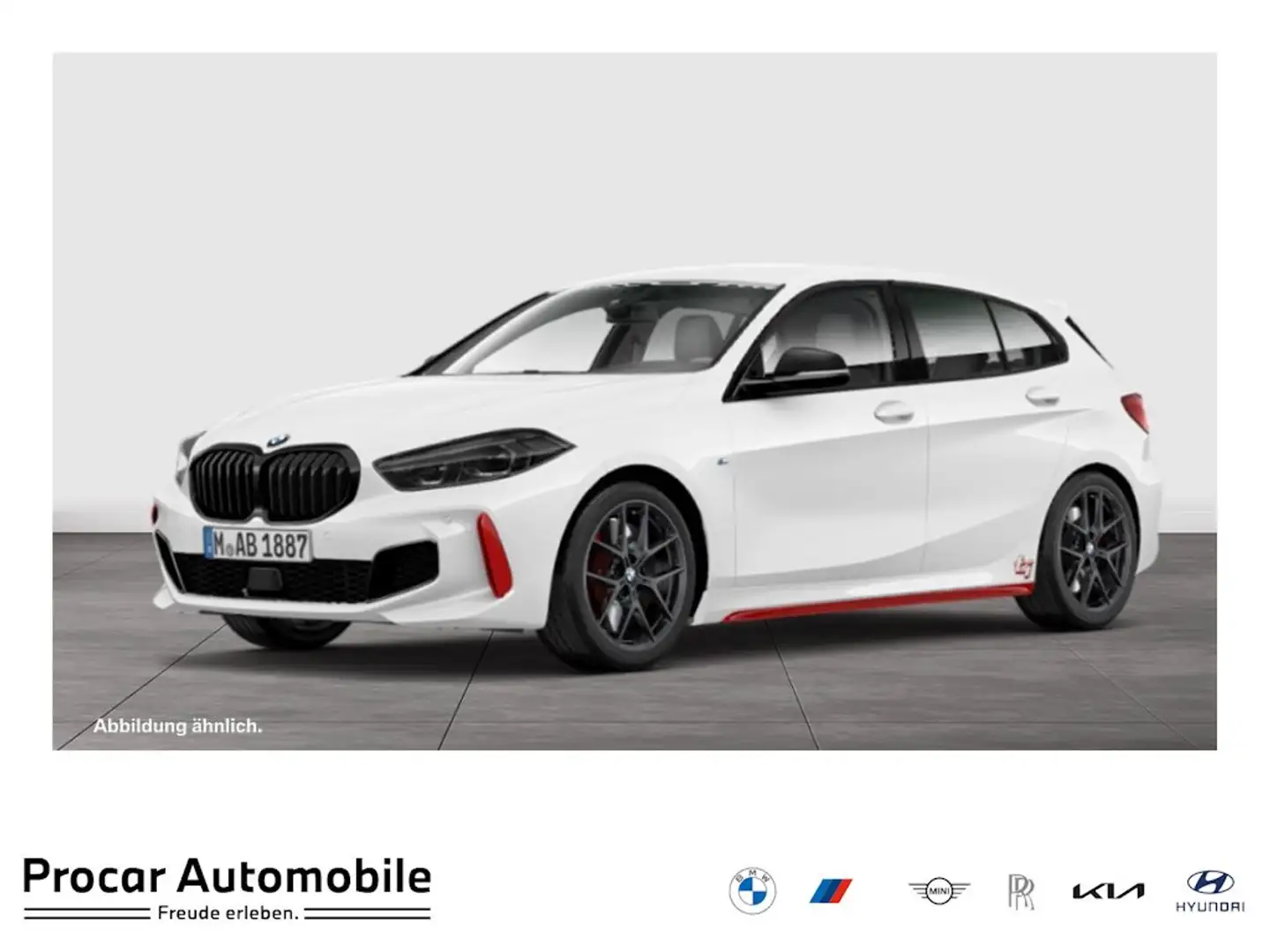 BMW 128 ti A NAVI LED Sound Syst. PDC V+H DAB Klima Weiß - 1