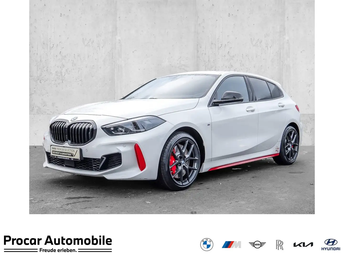 BMW 128 ti A NAVI LED Sound Syst. PDC V+H DAB Klima Weiß - 1