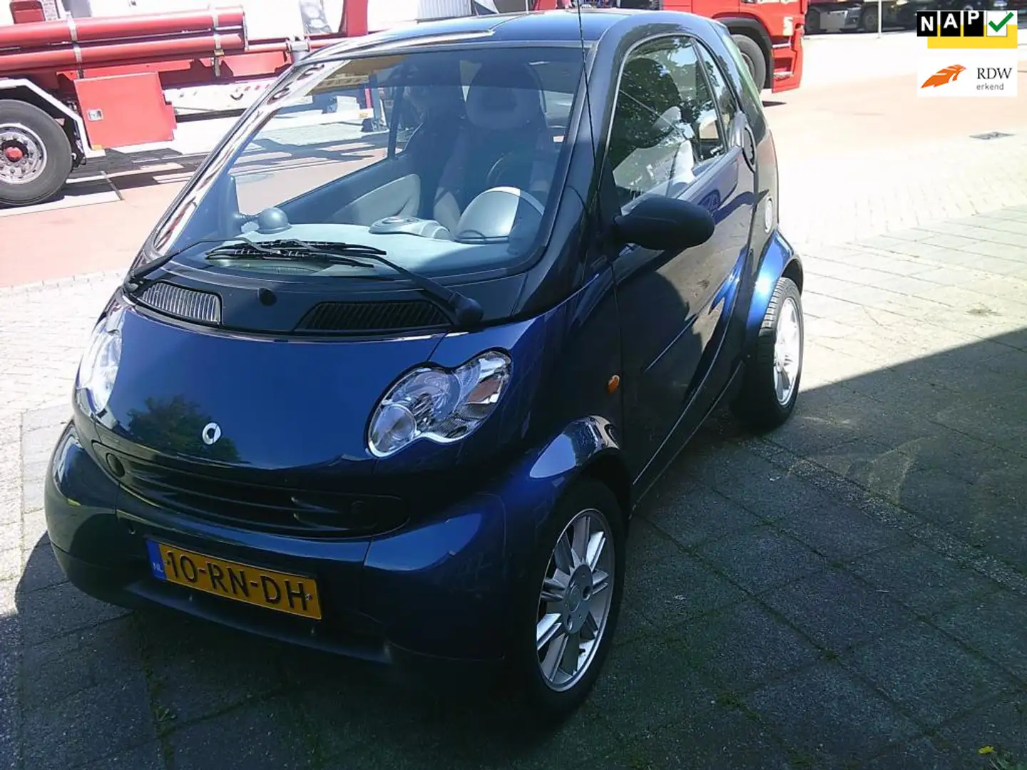 smart forTwo coupé Panorama dak Zwart - 1