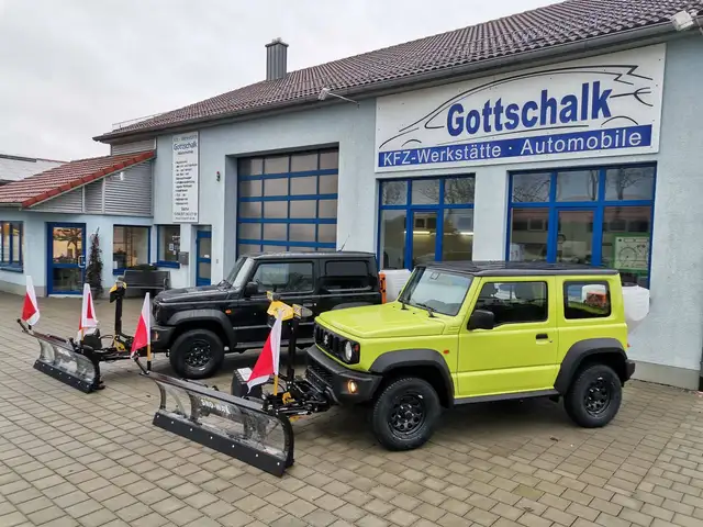 Suzuki Jimny WINTERDIENST Schneepflug Streuer SNO-WAY LEHNER