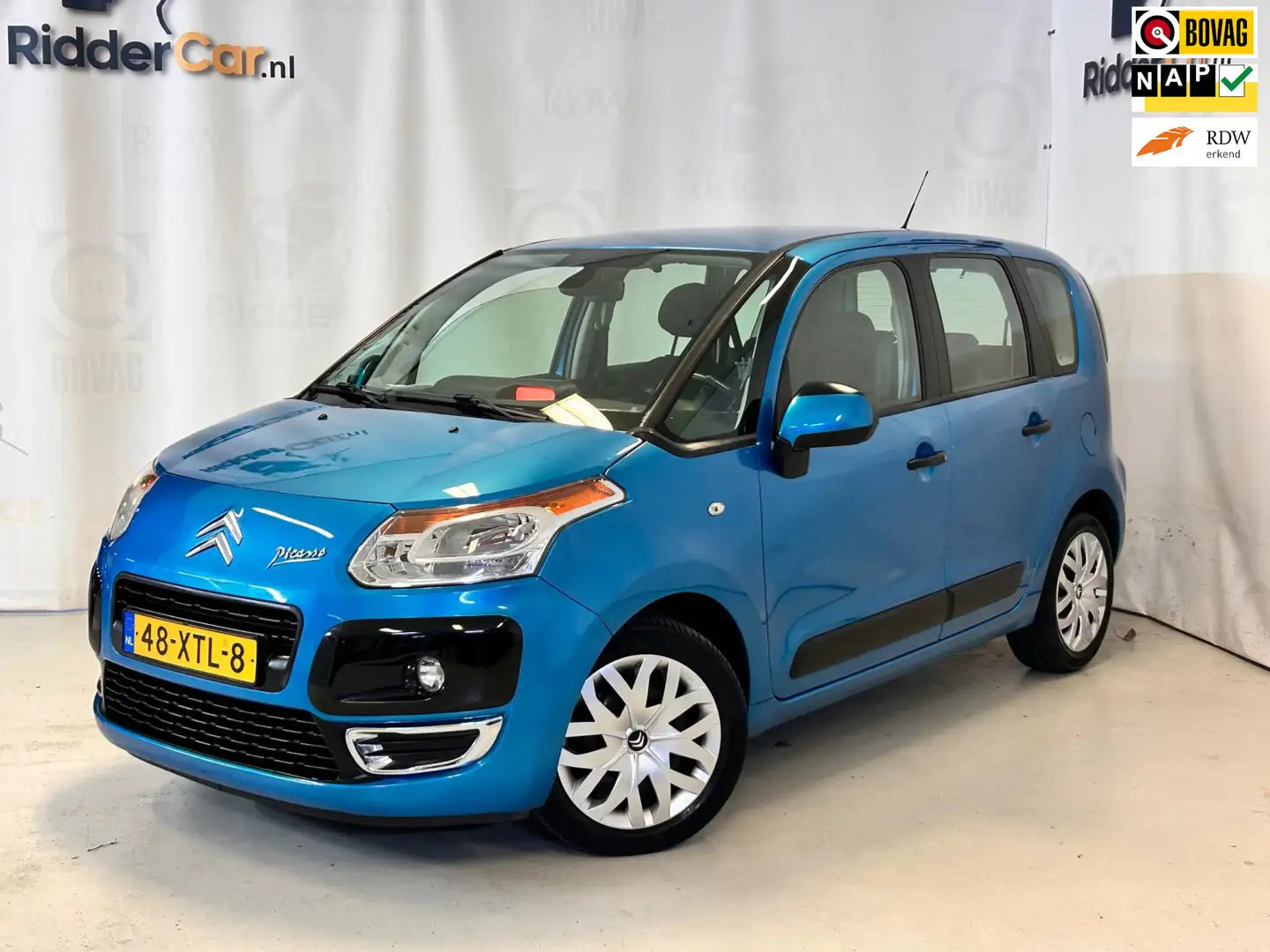 Citroen C3 Picasso 1.6 VTi Tendance|AIRCO|CRUISE|AUTOMAAT|CARPLAY|ELE Modrá - 1