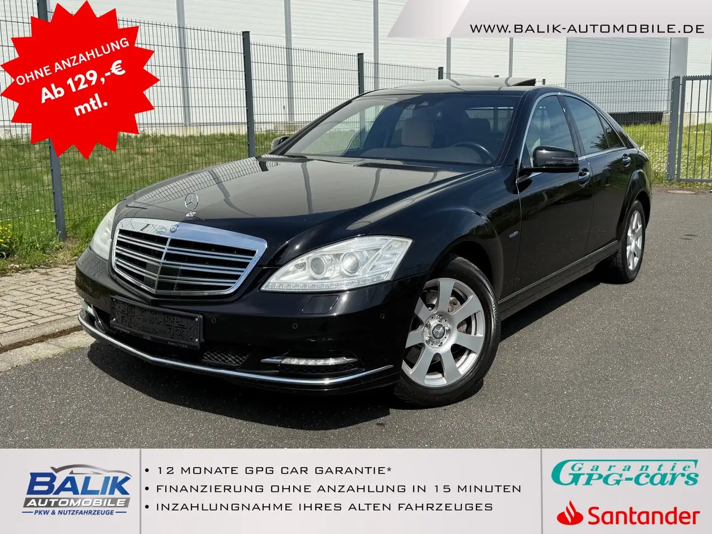 Mercedes-Benz S 350 CDI BlueTec*DESIGNO*EURO6*SCHIEBEDACH* Schwarz - 1