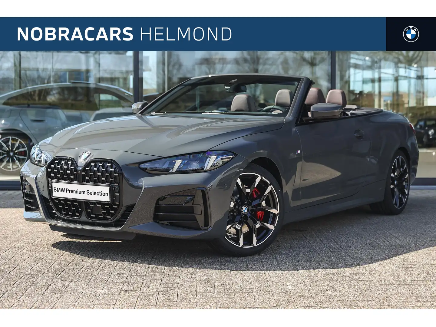 BMW 420 4 Serie Cabrio 420i High Executive M Sport Automaa Grijs - 1