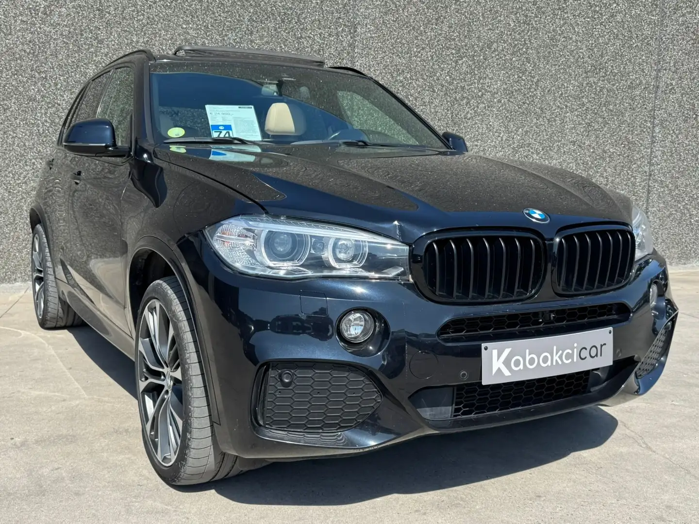 BMW X5 2.0 dA xDrive//PACK M//FULL CARNET//GARANTIE 12M Noir - 1