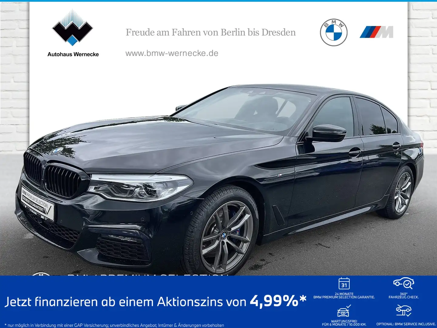 BMW 530 i Limousine M Sportpaket Head-Up HiFi DAB Negru - 1