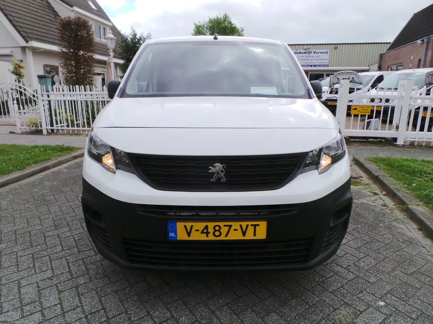 Peugeot Partner 1.6 BlueHDI Pro Schuifdeur Airco,Cruise,El ramen Wit - 2