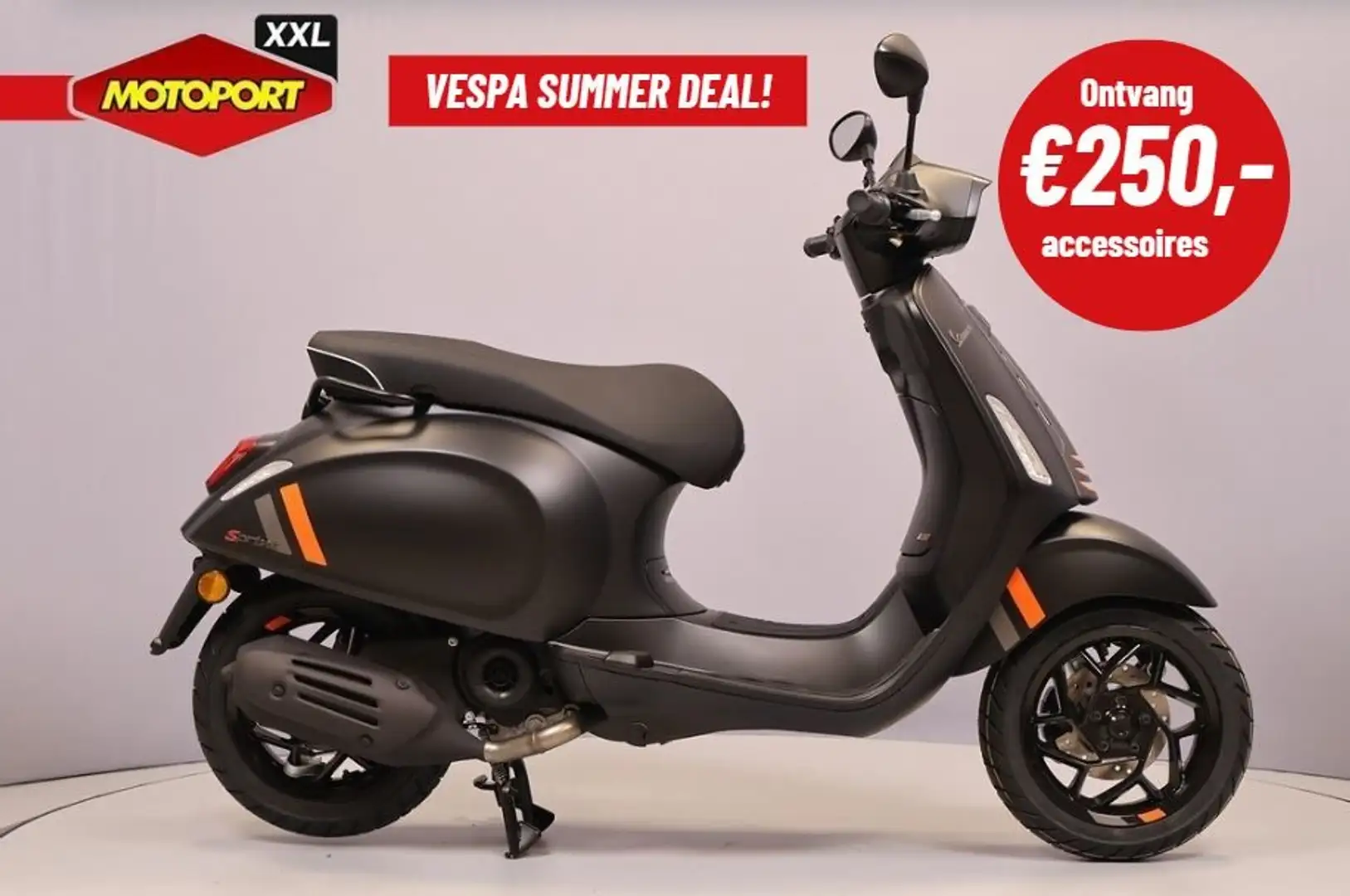 Vespa Sprint S 45 KM/H Noir - 1