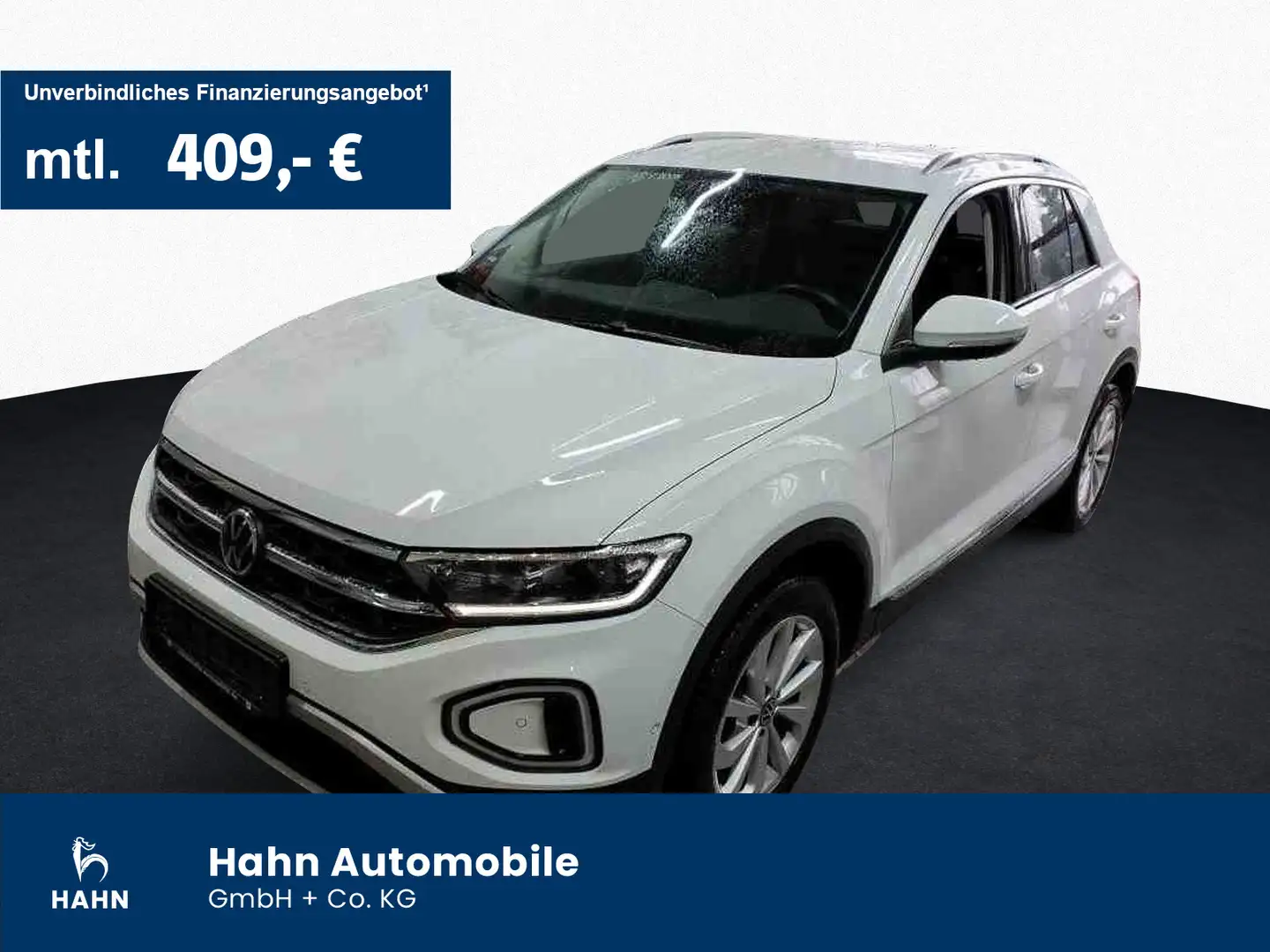 Volkswagen T-Roc 1.5 TSI Style AHK Cam LED Navi Sitzhzg ACC Weiß - 1