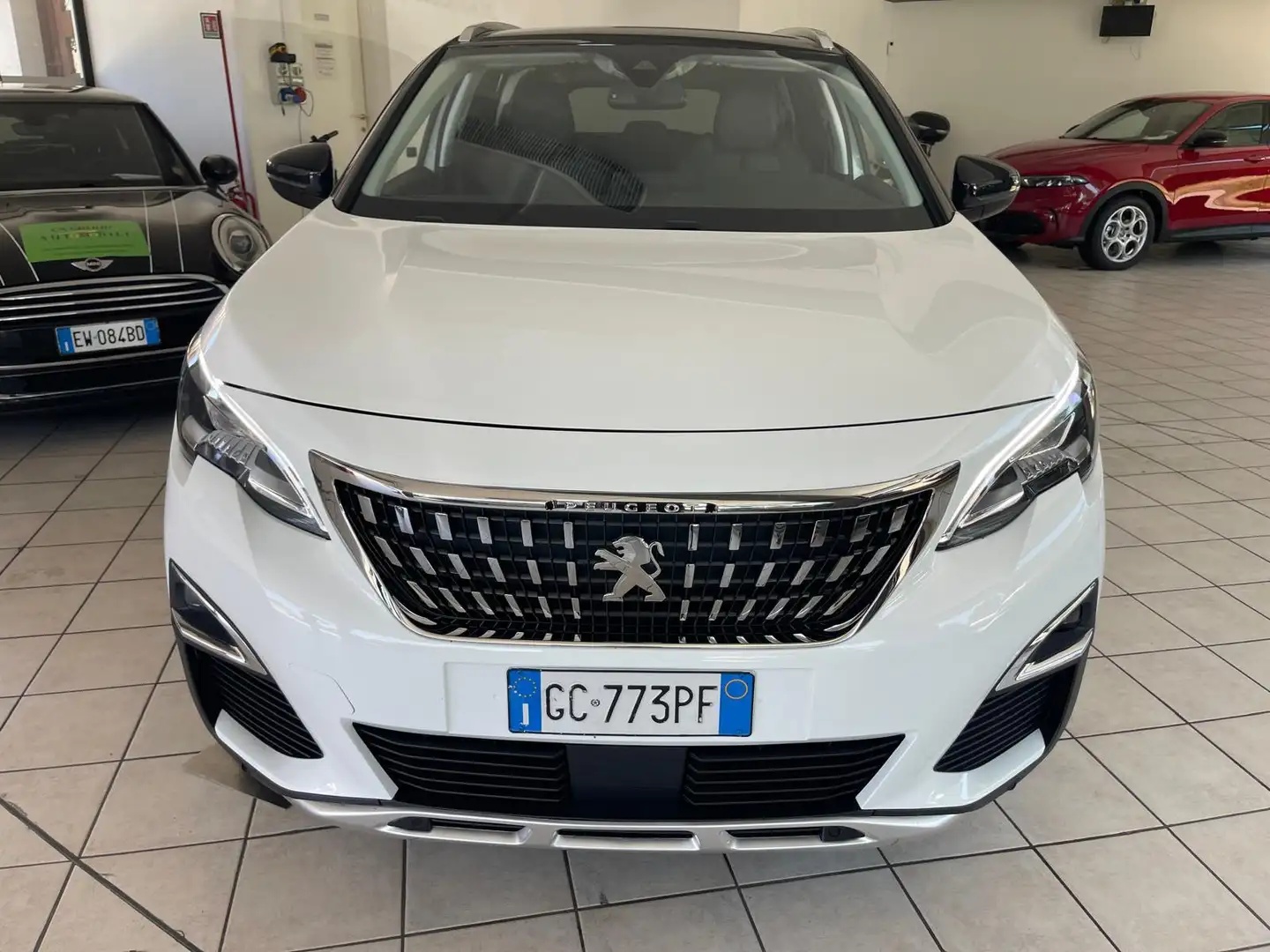 Peugeot 5008 5008 II 2016 1.5 bluehdi Allure S 7 POSTI GARANZIA Bianco - 2