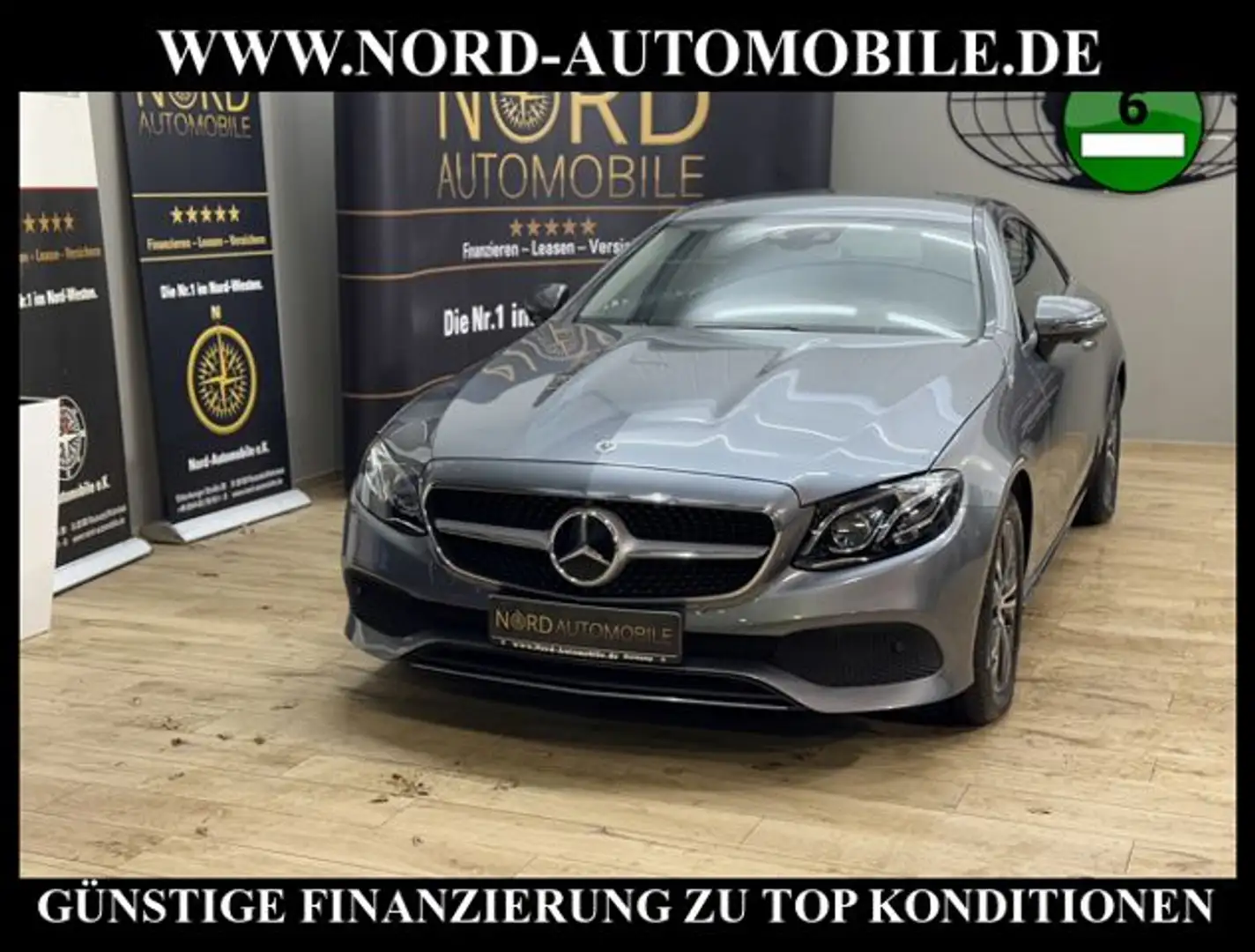 Mercedes-Benz E 220 d COUPÉ 4Matic *LUFT*DISTRO*TOP-KM*UPE:73 Grau - 1