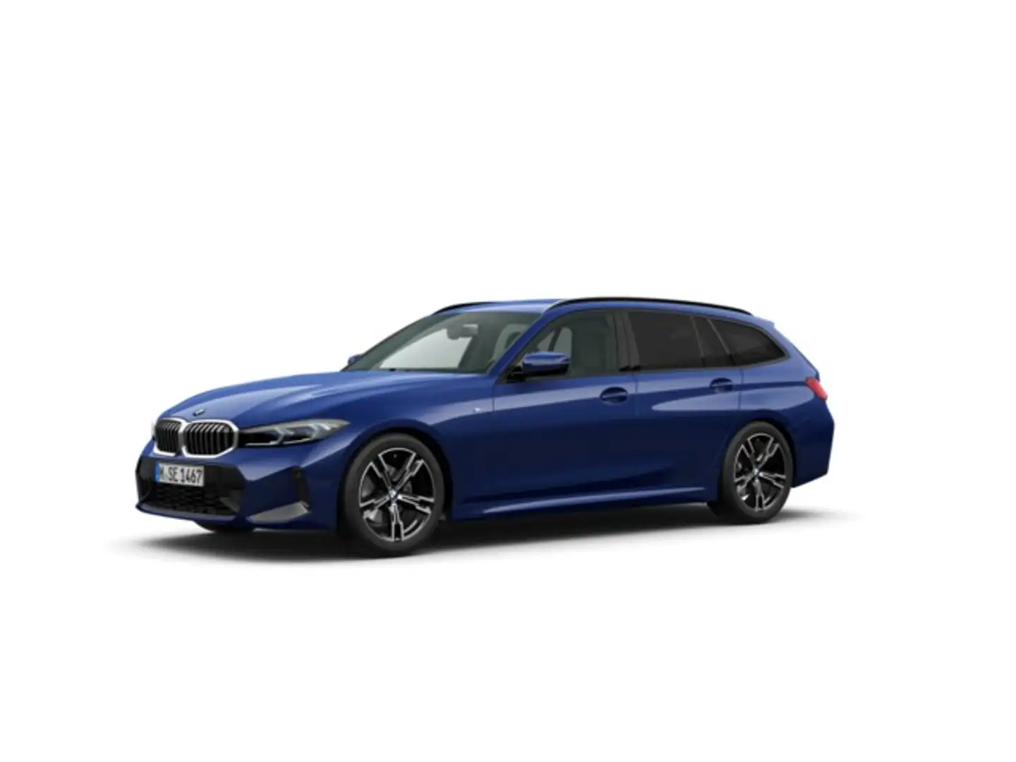 BMW 318 318dA Touring Blau - 2