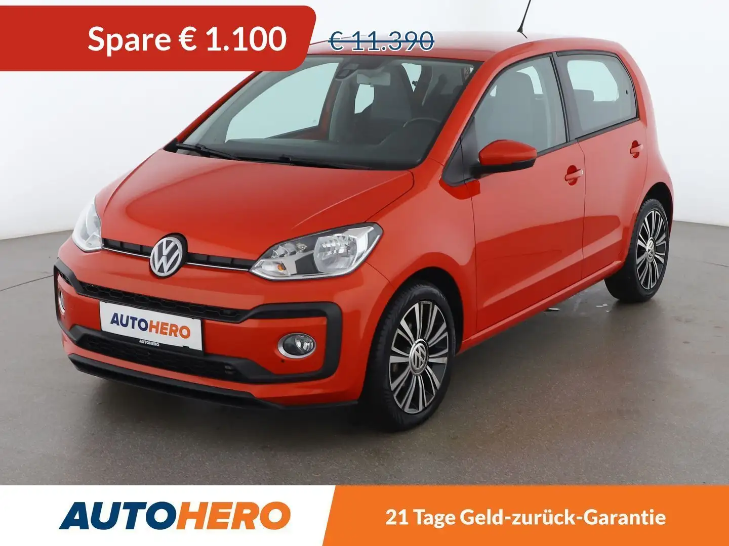 Volkswagen up! 1.0 TSI Comfortline BlueMotion *BEATS*TEMPO*SHZ* Orange - 1