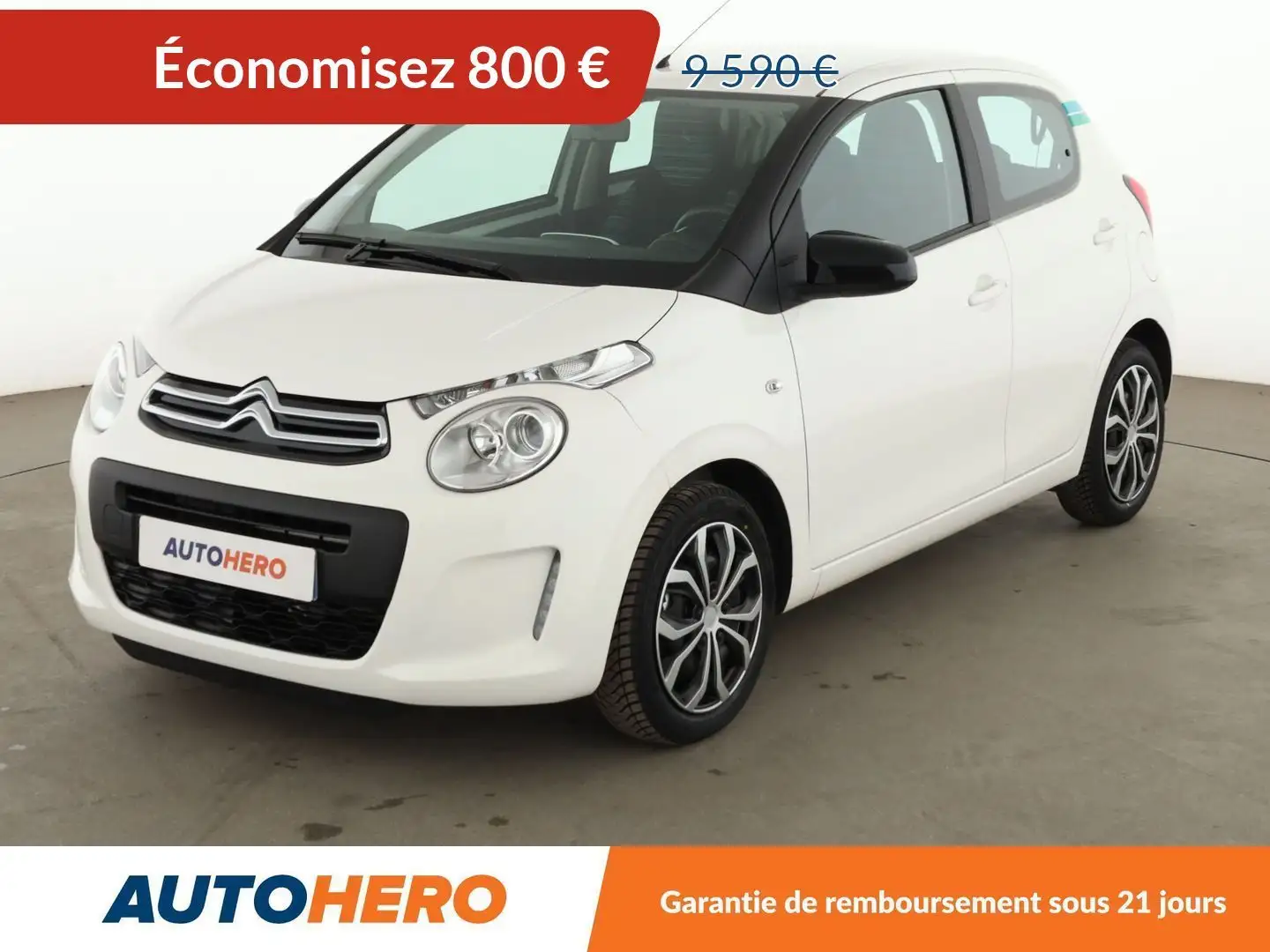 Citroen C1 1.0 VTi Feel Edition BVM Blanc - 1
