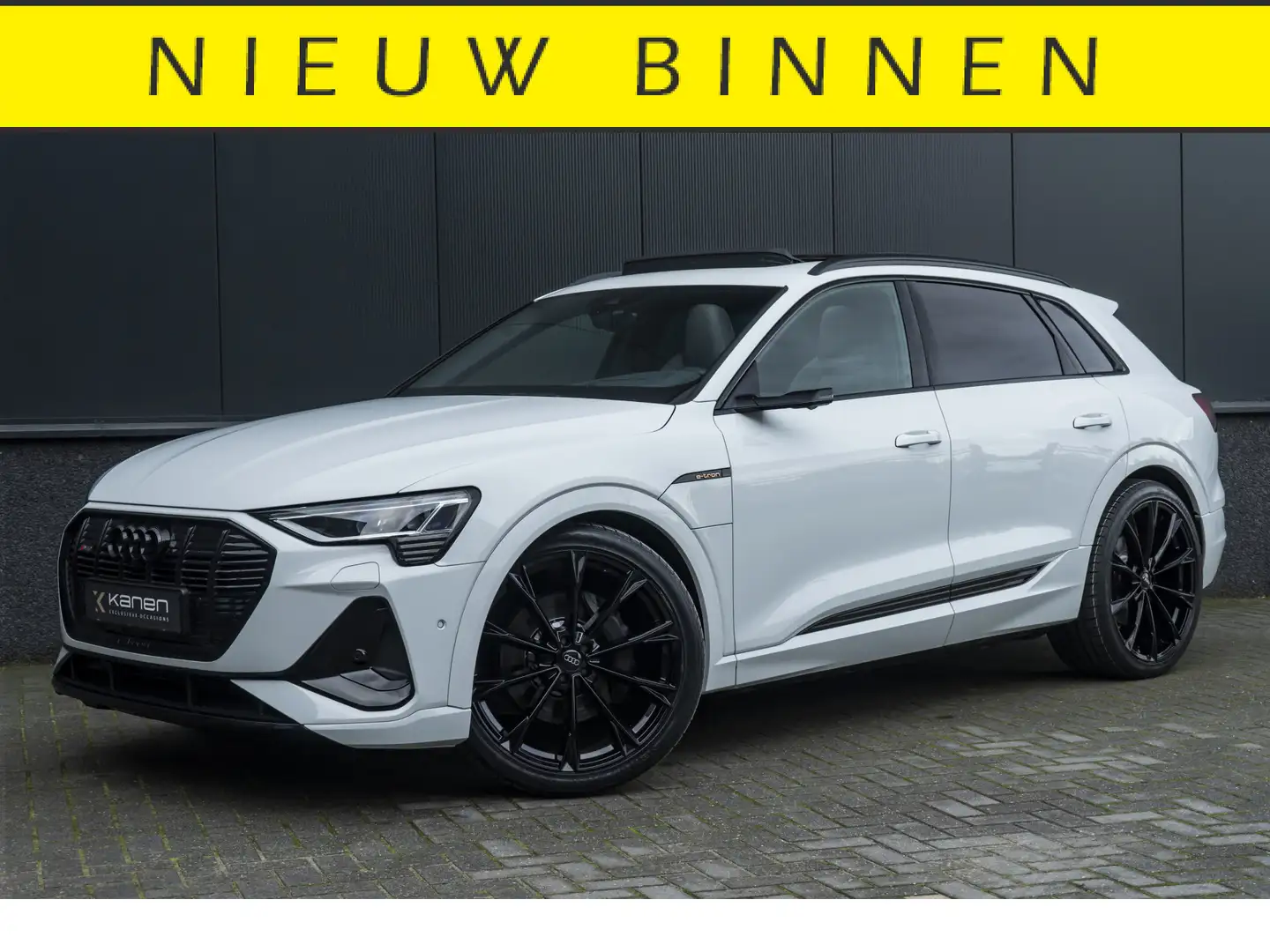 Audi e-tron 50 Quattro S-line Panodak S stoelen Luchtv. ACC 36 Wit - 1