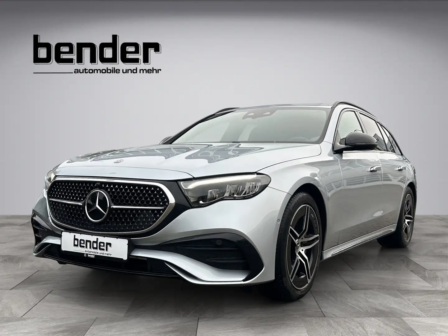 Mercedes-Benz E 220 T d*AMG ADVANCED*NIGHT*AHK*FAHR-ASSIS*KAMERA* Argent - 1