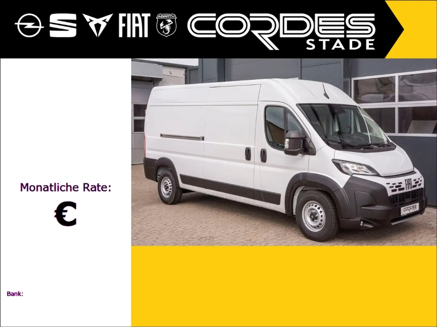 Fiat Ducato L3 Kastenwagen 35 L3H2 Allwetter Navi Klima (NW152 Bílá - 1