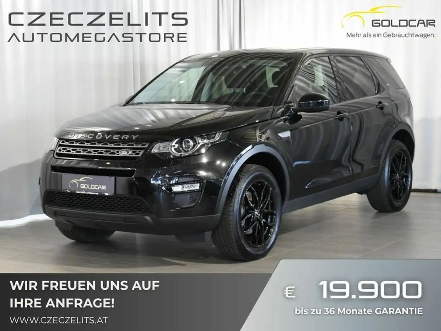 Land Rover Discovery Sport 2,0 eD4 Pure e-Capability Noir - 1