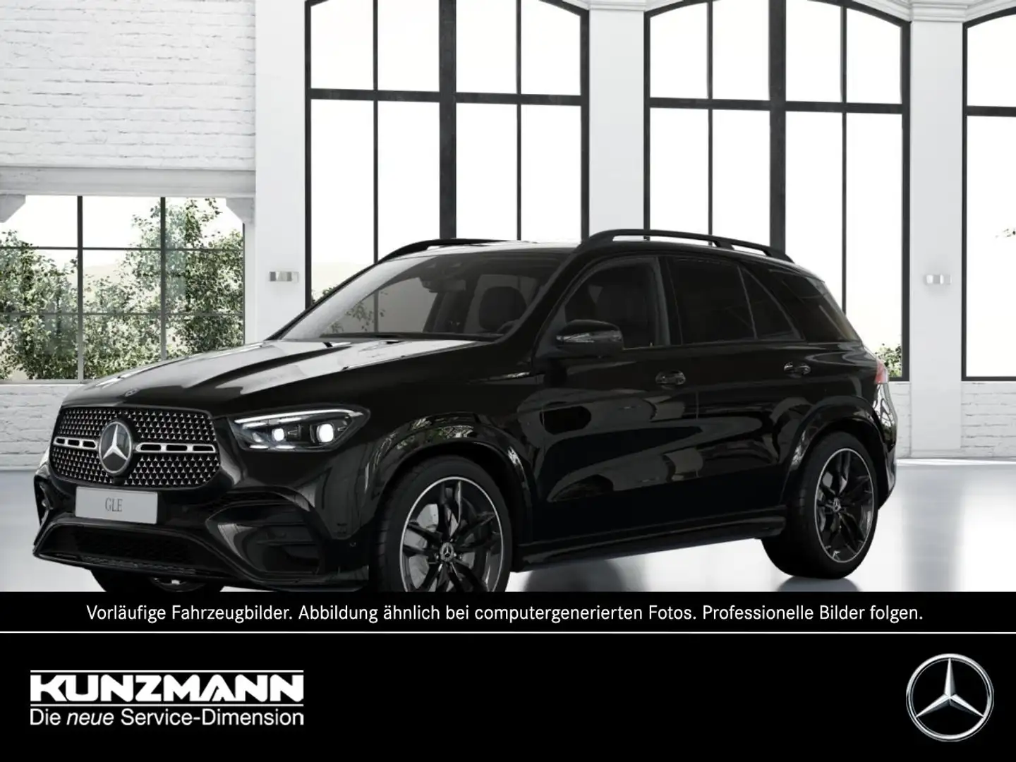 Mercedes-Benz GLE 450 d 4MATIC AMG Night Distronic Panorama Schwarz - 1