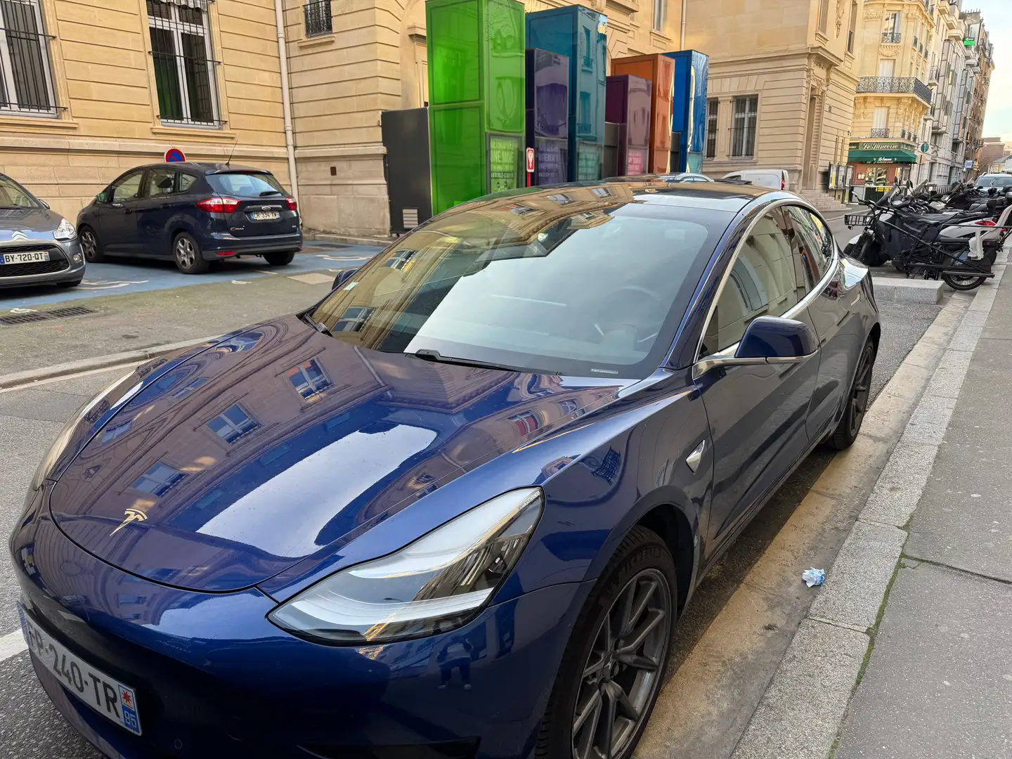 Tesla Model 3 MODEL 3 Standard Range Plus RWD Bleu - 1