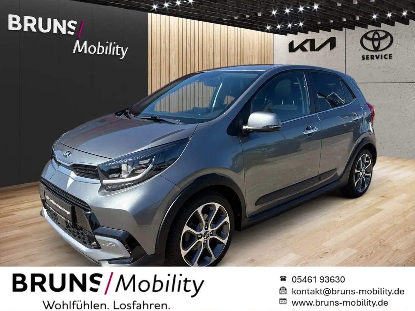 Kia Picanto 1.0 T-GDI X-Line Grau - 1