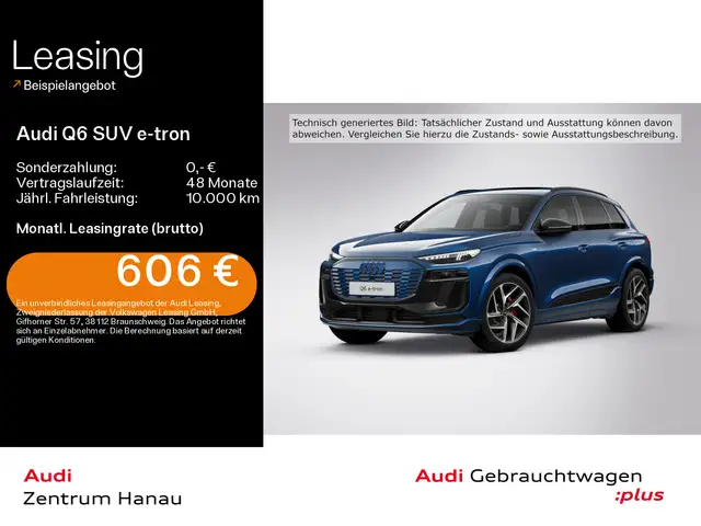 Audi Q6 e-tron quattro S-LINE*EDITION-ONE-BLUE*PANO*A