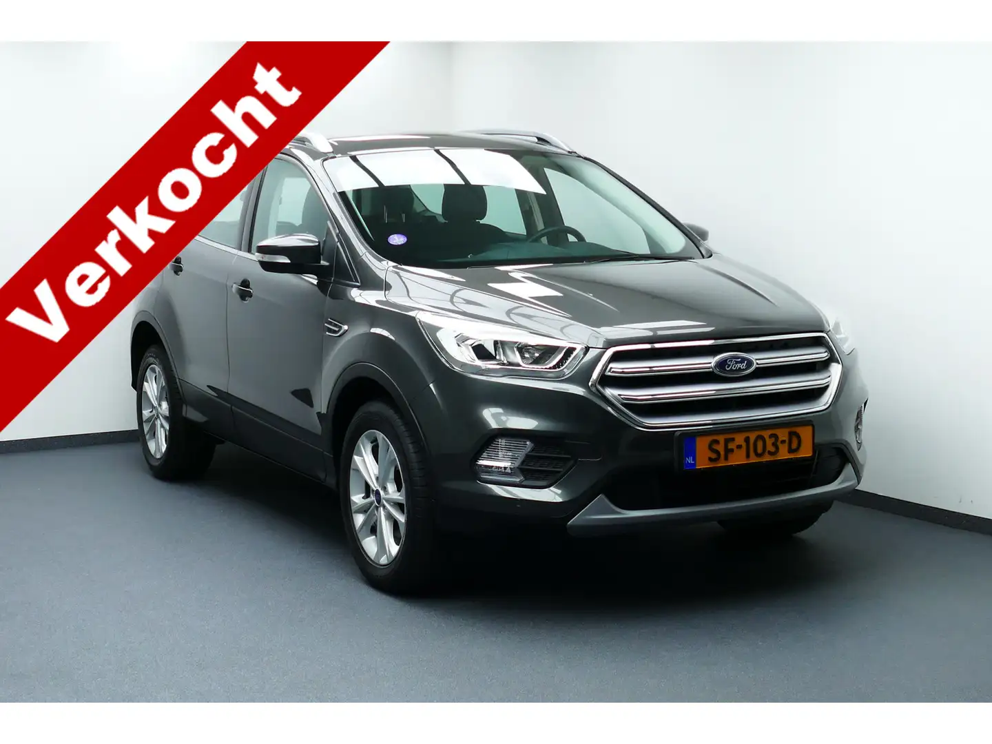 Ford Kuga 1.5 EcoBoost Titanium 1-Eig. Navi, Clima, Cruise, Gris - 1