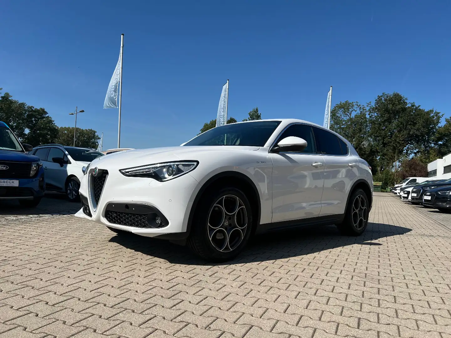 Alfa Romeo Stelvio 2.2 Super Q4 *Bi-Xenon Leder Navi AHK* Weiß - 1