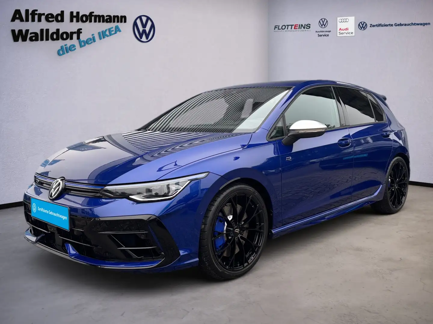 Volkswagen Golf VIII 2.0 TSI ''R'' DSG ALLRAD KEYLESS AHK LEDER LE Bleu - 1