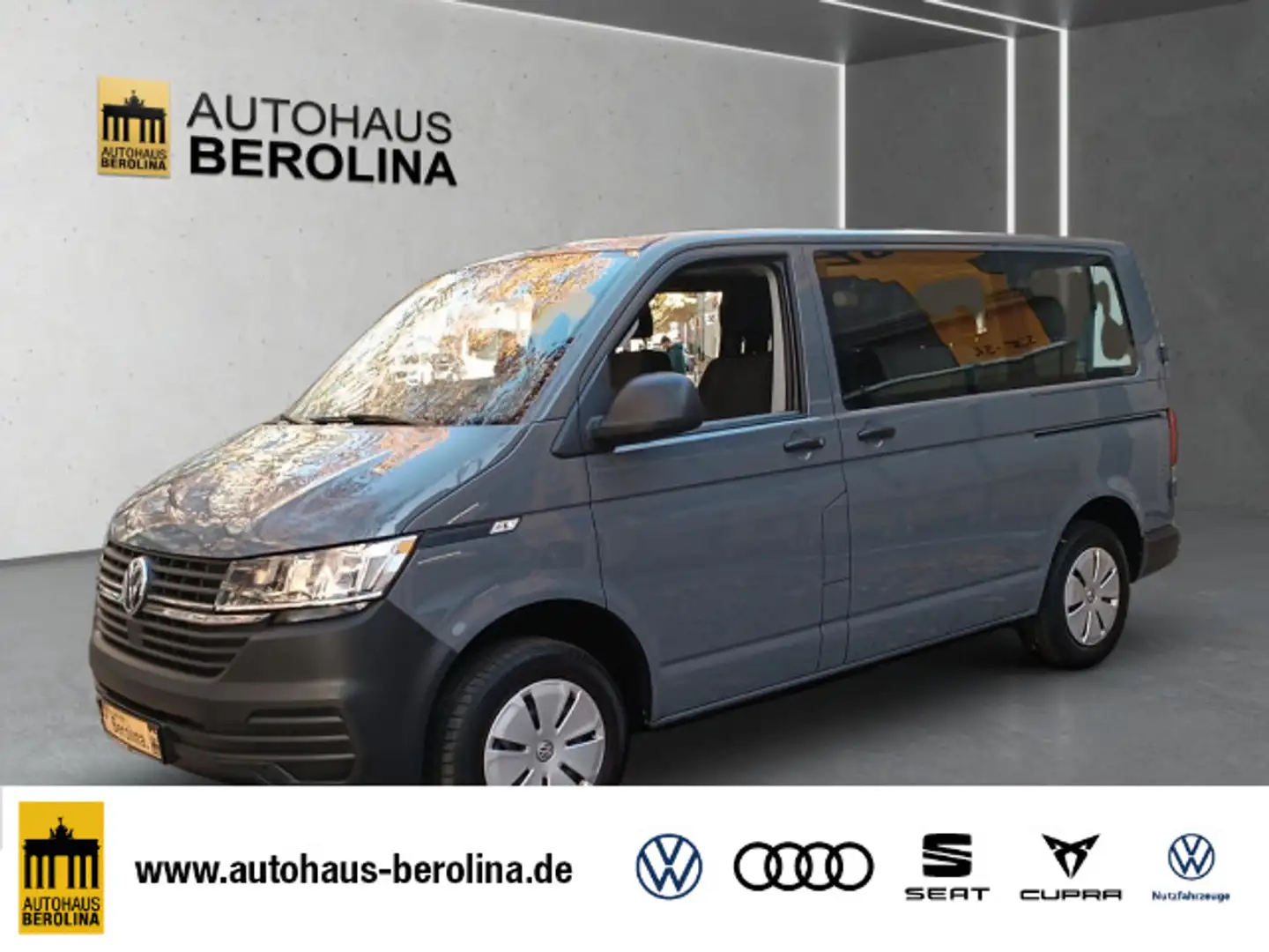 Volkswagen T6.1 Kombi 2.0 TDI KR *StdHz*8-Sitzer*GRA*PDC* Grijs - 1