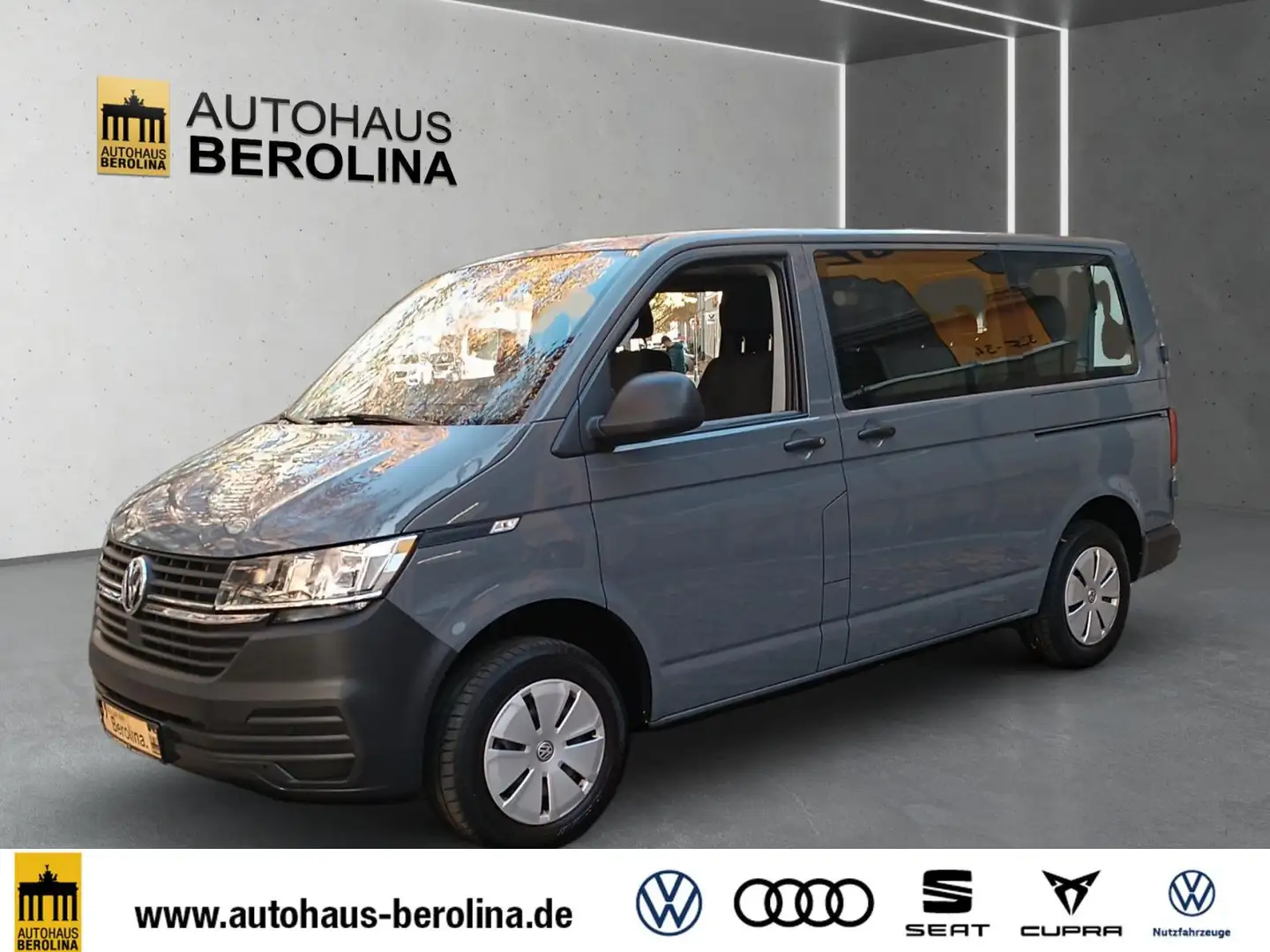 Volkswagen T6.1 Kombi 2.0 TDI KR *StdHz*8-Sitzer*GRA*PDC* Grijs - 2