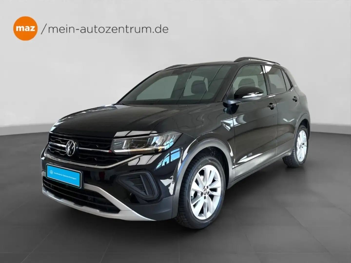 Volkswagen T-Cross 85 kW 1.0 TSI DSG Goal AHK-abnehmbar Navi LED ACC Schwarz - 1