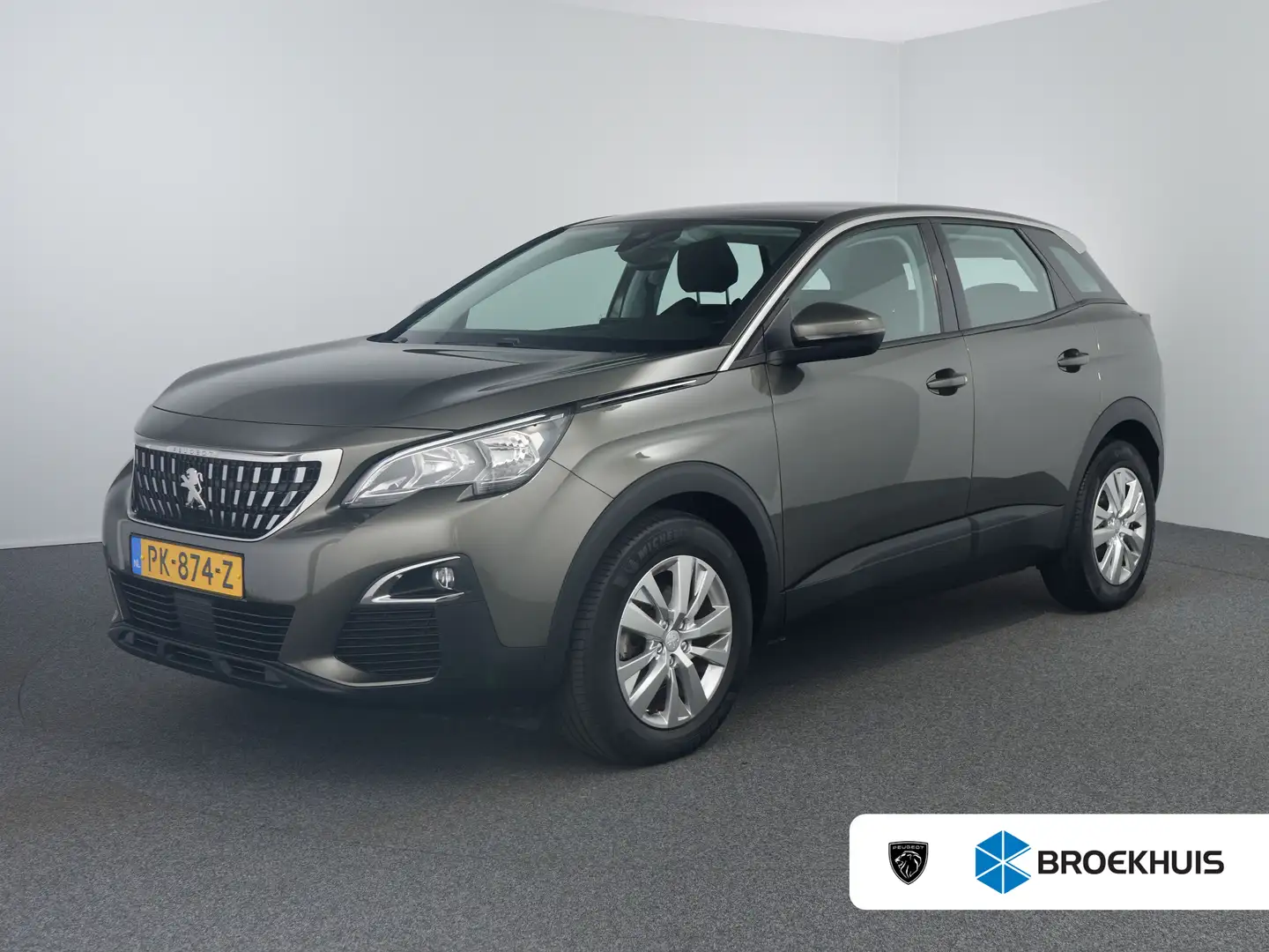 Peugeot 3008 1.2 PureTech Blue Lease Executive | Alarm klasse 1 Grijs - 1