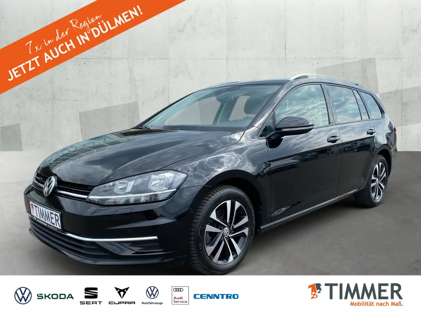 Volkswagen Golf Variant VII Variant 1.6 TDI IQ.DRIVE *AHK *ACC *SHZ *NAVI Noir - 1