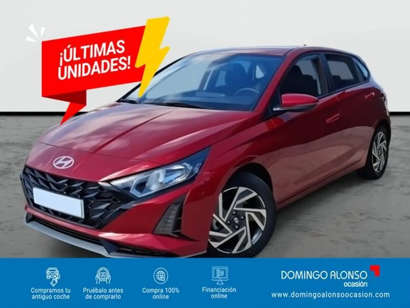Hyundai i20 FL 1.0 T-GDi 73,5 kW (100 CV) MT6 2WD Smart MY25 Rojo - 1