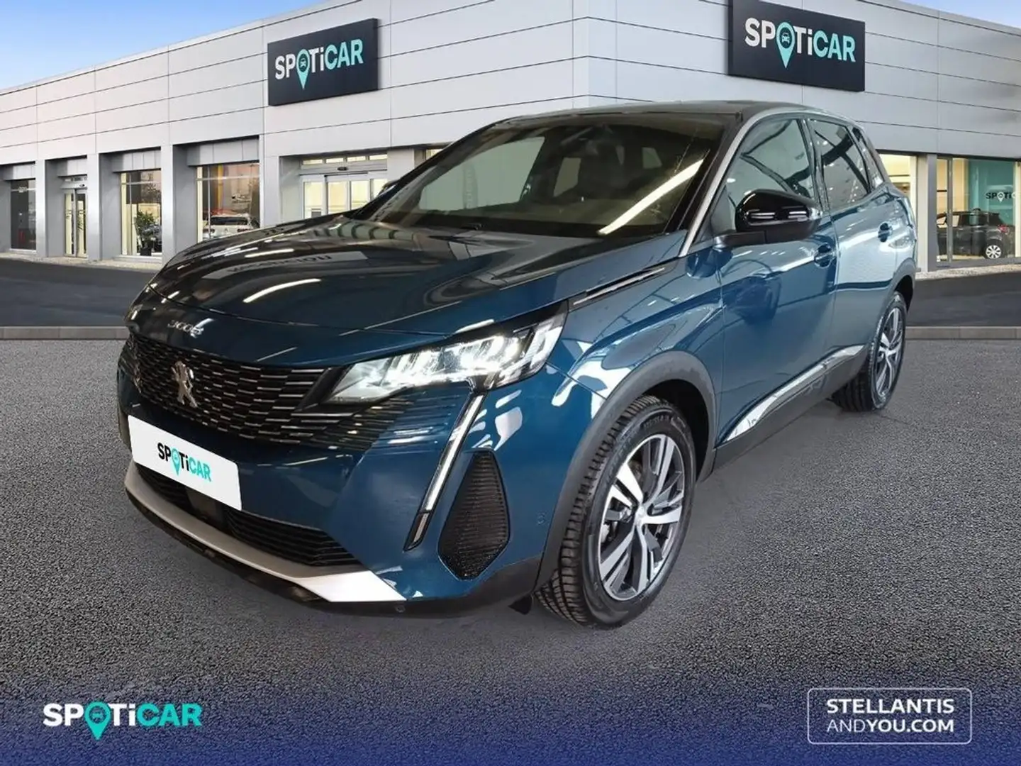 Peugeot 3008 1.2 100KW eDCS6 Allure Pack Bleu - 1