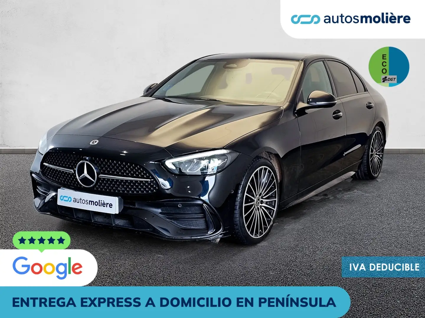 Mercedes-Benz C 220 220d 9G-Tronic Noir - 1