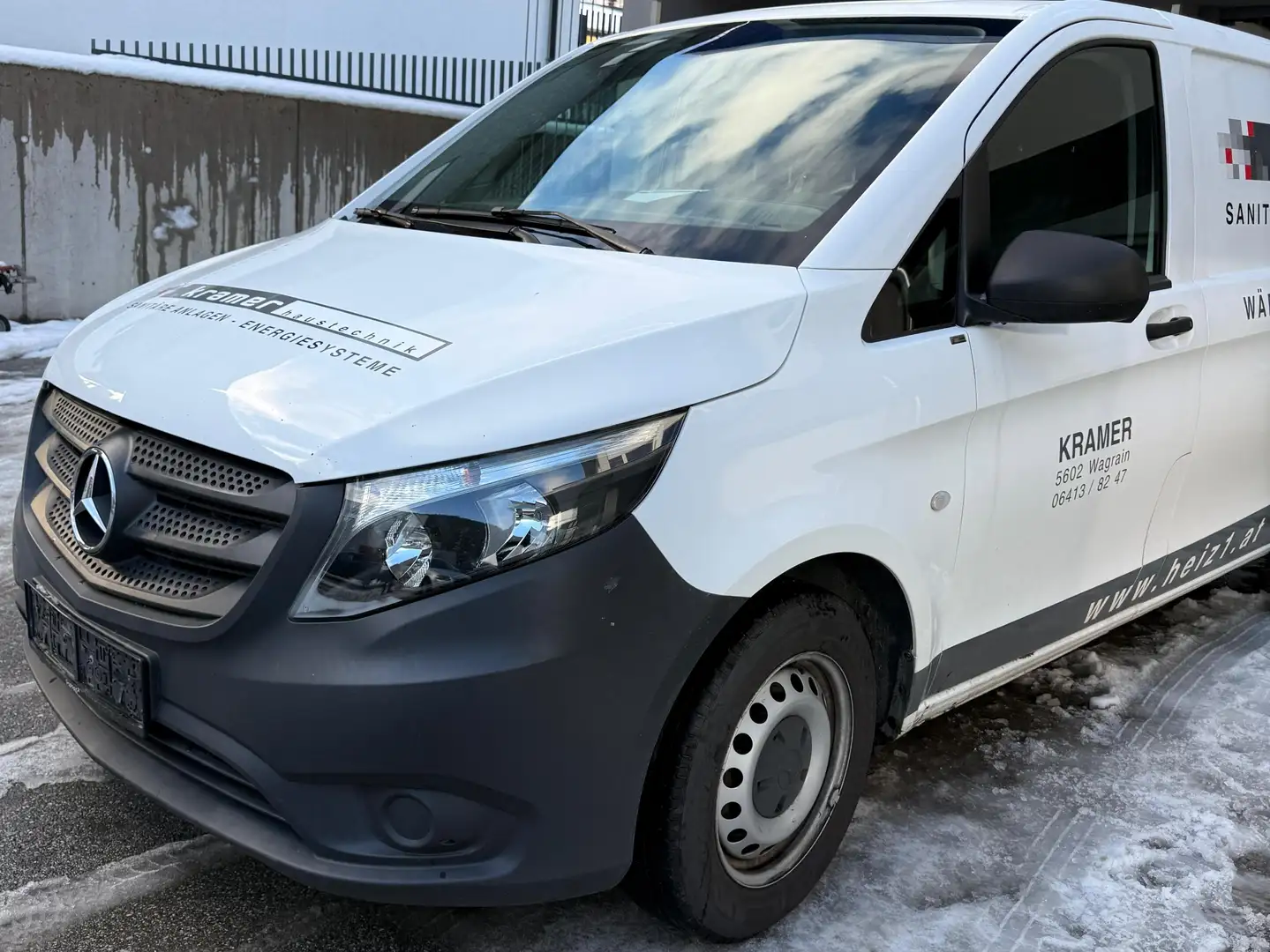 Mercedes-Benz Vito 114 CDI extralang /AHK/Klima/Bluetooth/ Weiß - 2