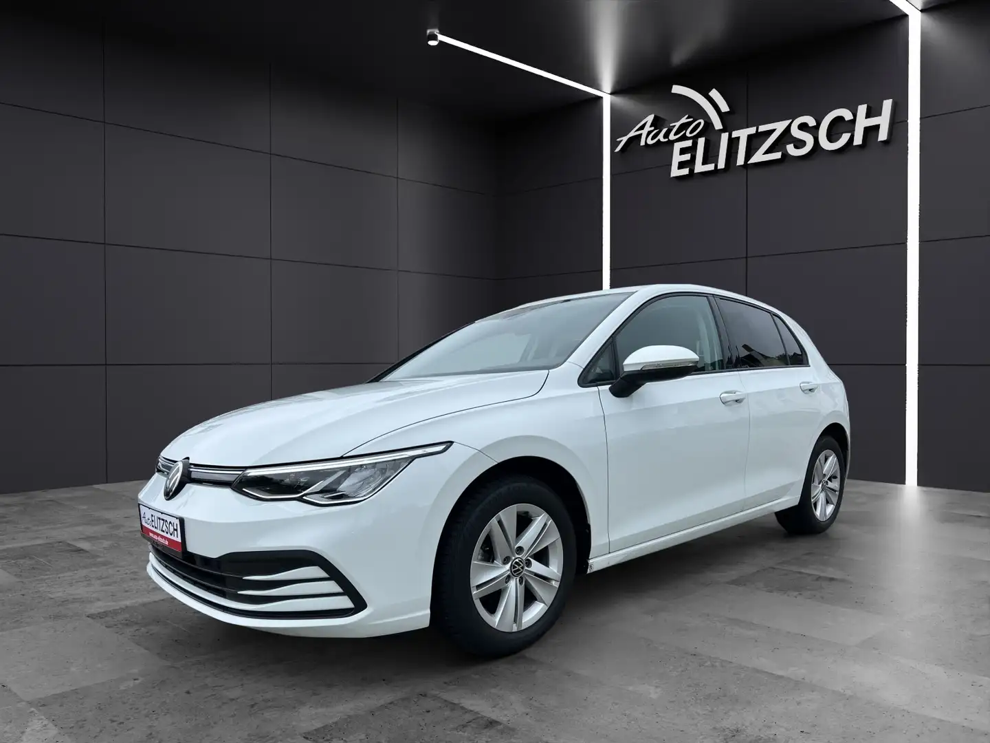 Volkswagen Golf VIII Business TDI DSG LED ACC SHZ PDC Navi Klima Weiß - 2