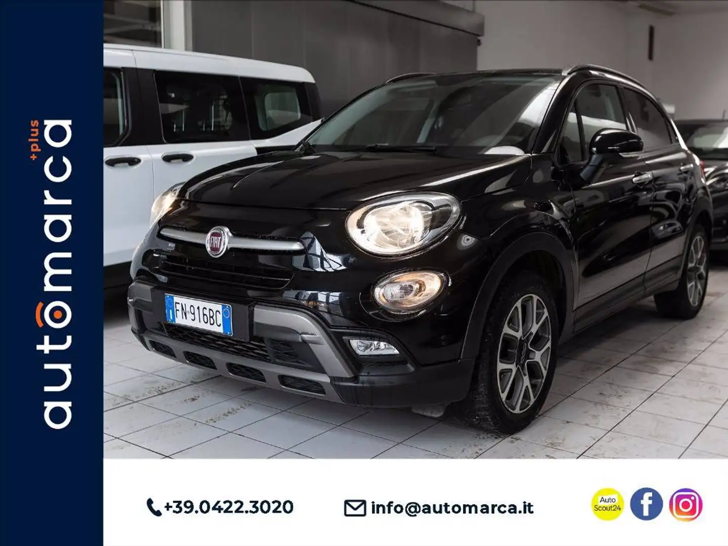 Fiat 500X 1.3 mjt Cross 95cv Schwarz - 1