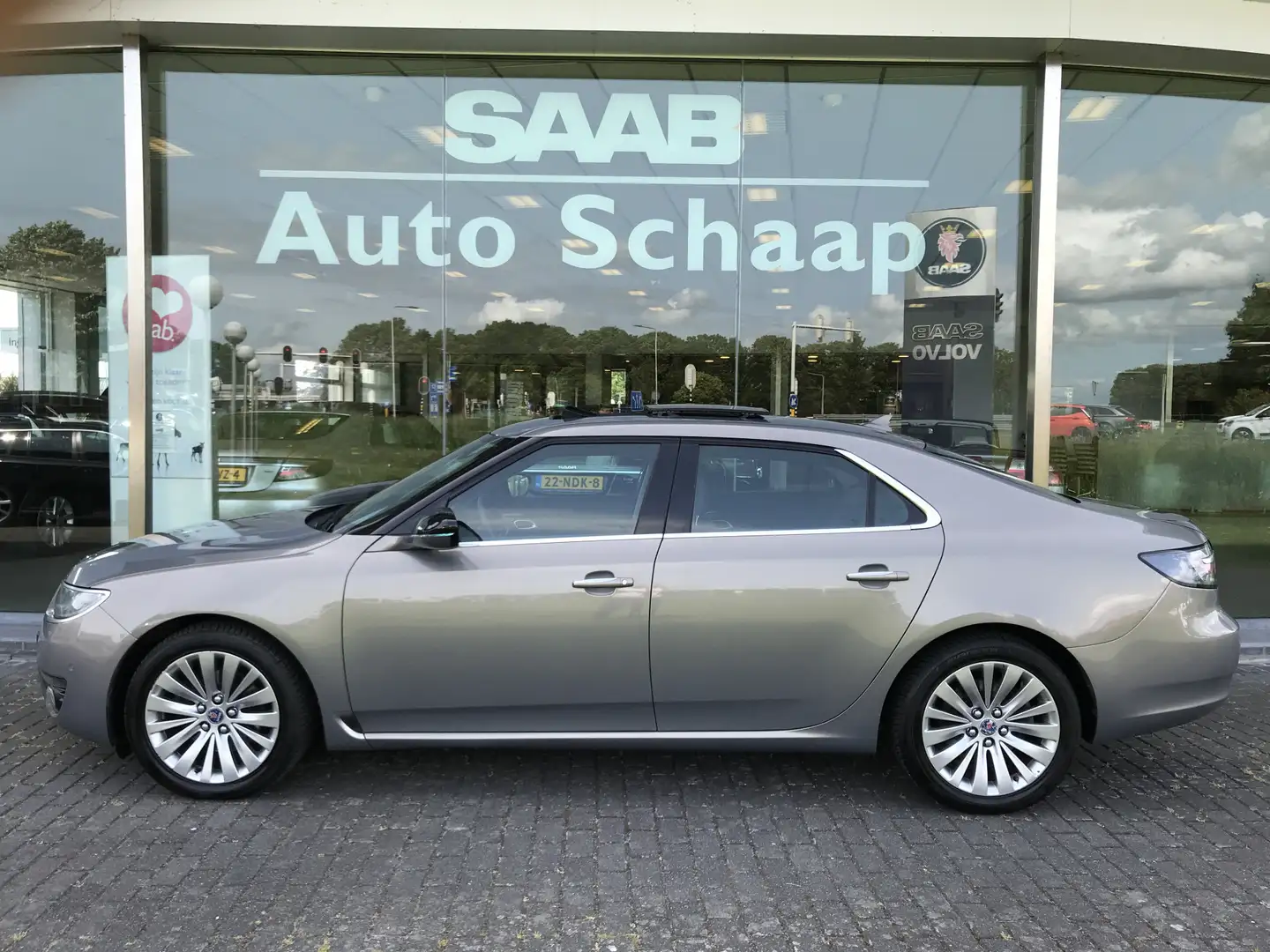Saab 9-5 2.0 TiD Vector Exklusiv Automaat | Rijklaar incl g Beige - 2