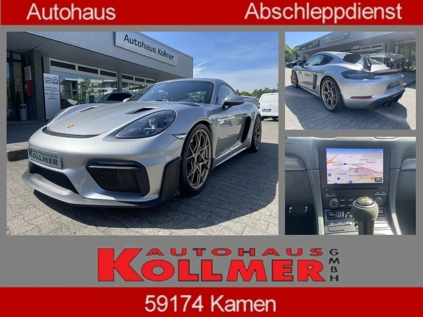 Porsche Cayman 718 GT4 RS Clubsport Silber - 1