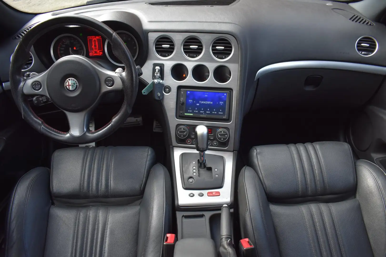 Alfa Romeo 159 3.2 JTS Q4 Q-tronic TI '09 Leder Clima Cruise Inru Negro - 2