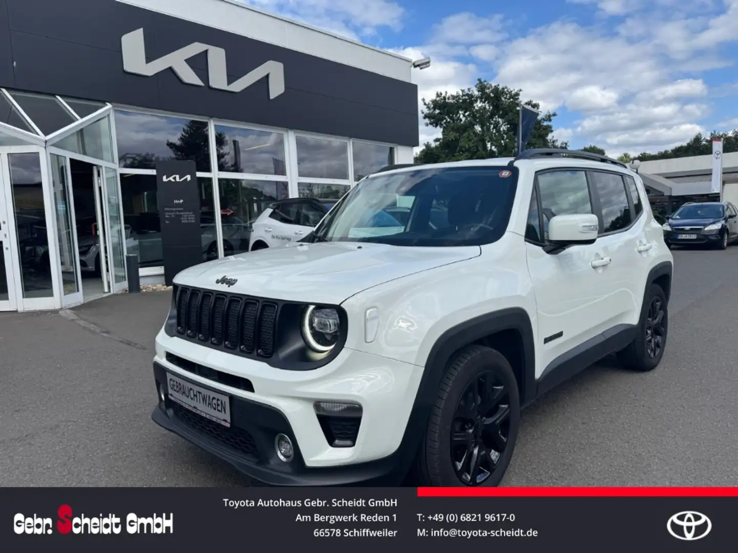 Jeep Renegade Limited FWD 1.0 T-GDI EU6d-T LED-Scheinwerfer Appl Weiß - 1