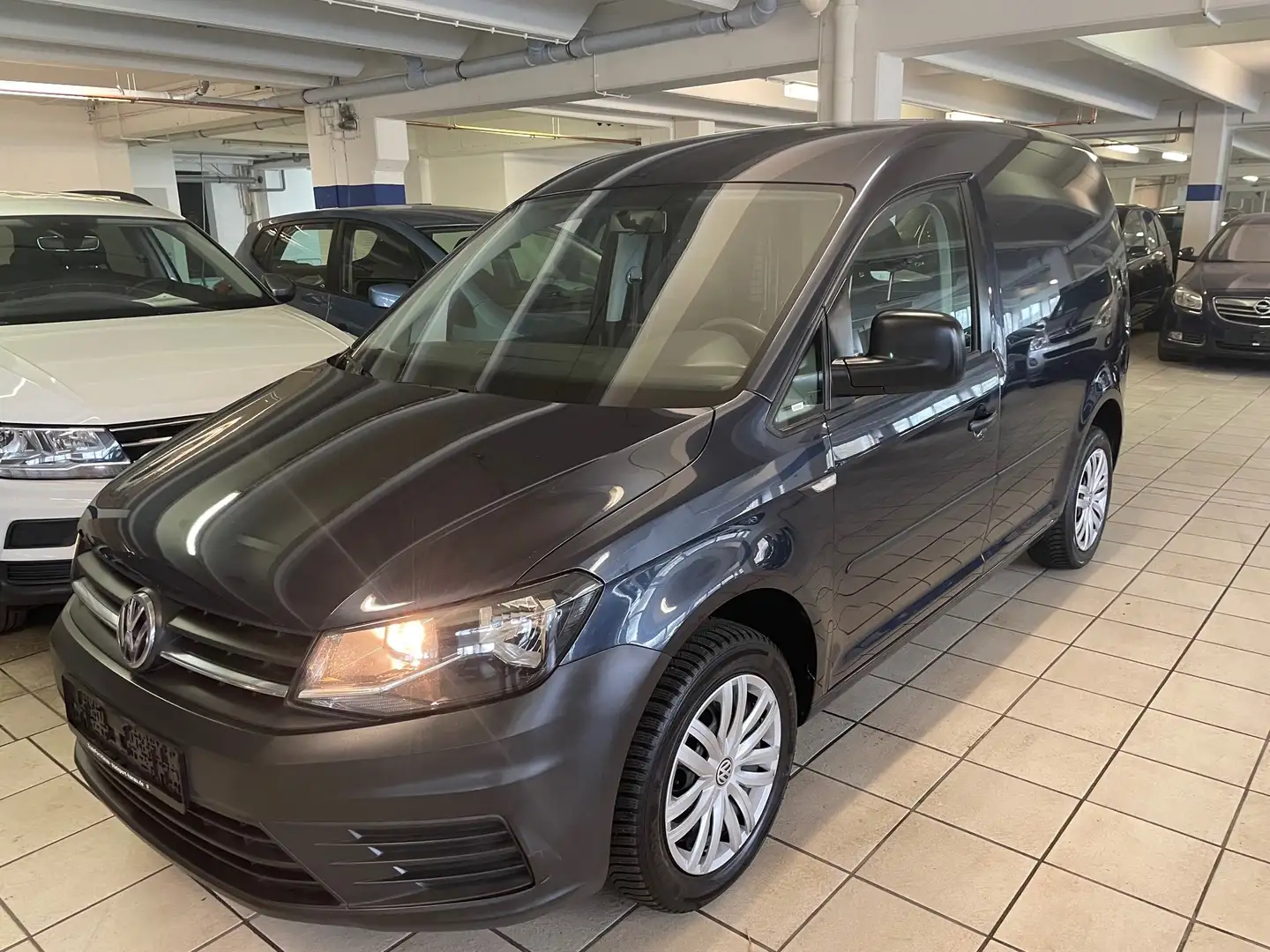 Volkswagen Caddy IV 2.0 TDI Kasten Klima, AHK, Standheizung Blau - 1