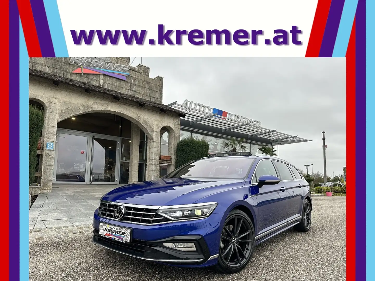 Volkswagen Passat Variant Elegance 2,0 SCR TDI DSG *R-LINE*/360°/MATRIX/H... Blau - 1