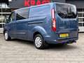 Ford Transit Custom 300 2.0 TDCI L2H1 Limited Dubbele cabine, automaat Blauw - thumbnail 4