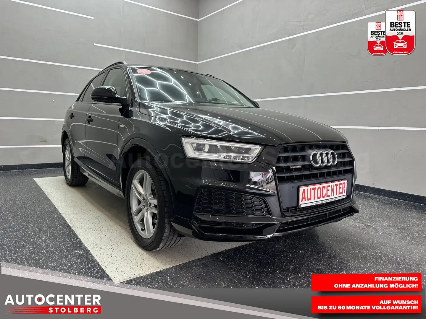 Audi Q3 sport quattro "1 HAND-PANO-NAVI-SITZH-ALU" Schwarz - 2