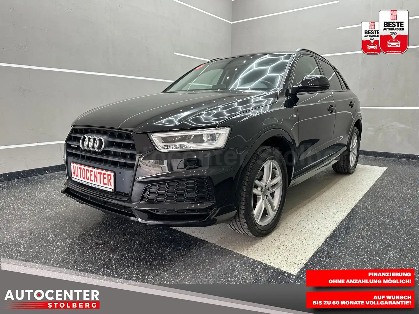 Audi Q3 sport quattro "1 HAND-PANO-NAVI-SITZH-ALU" Schwarz - 1