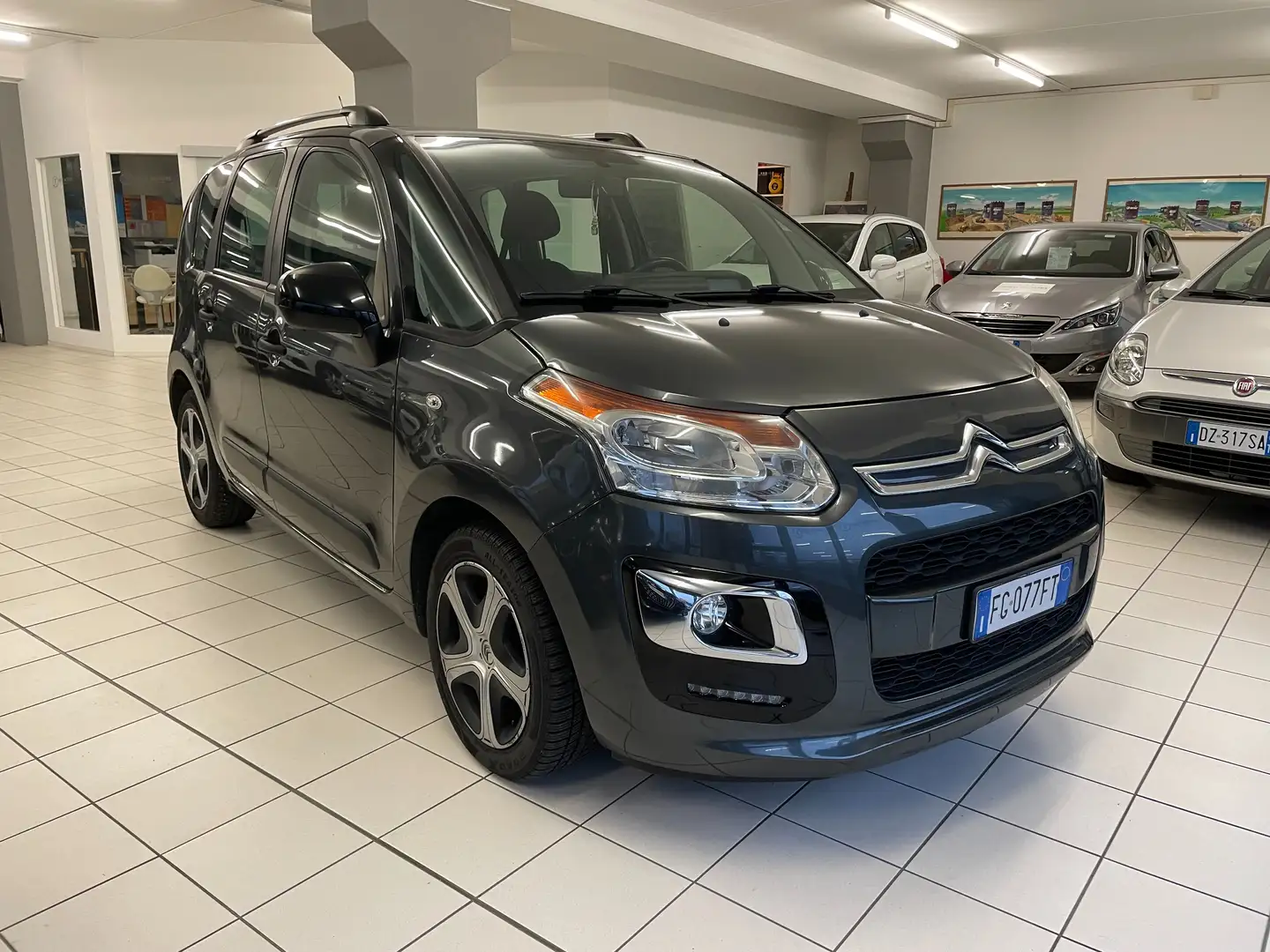 Citroen C3 C3  Picasso 1.6 bluehdi Exclusive 100cv my16 Grigio - 1