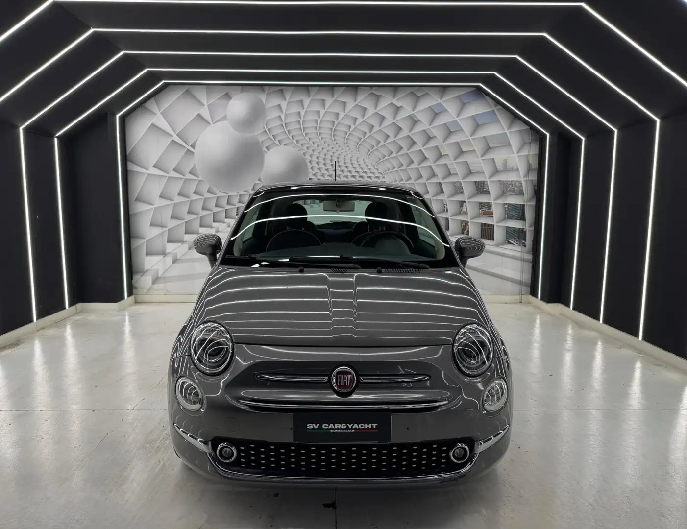 Fiat 500 1.2 69CV-LOUNGE-KM CERTIFICATI-NEOPATENTAT-PERMUTE Gris - 1